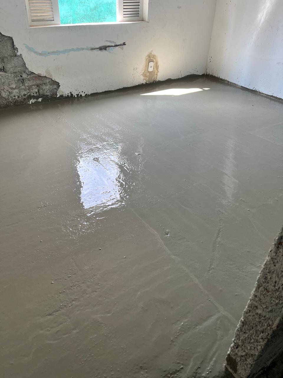 Piso de concreto acabado — obra atendida